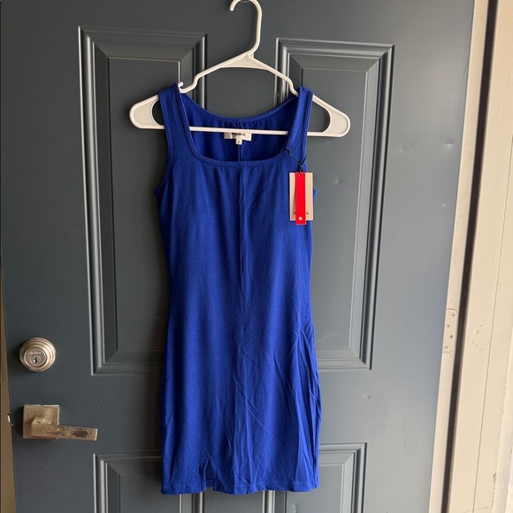 NWT Popilush Shapewear Chic Royal Blue Sleeveless Mini Dress - Picture 1 of 3